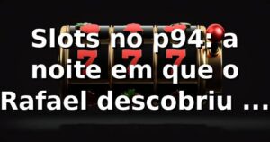 Slots no p94: a noite em que o Rafael descobriu o “p94 bet login” 🎰